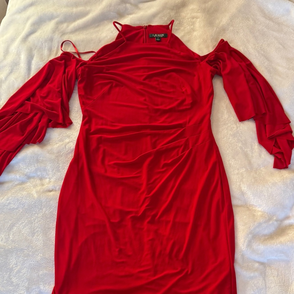 Ralph Lauren Vibrant Red Dress